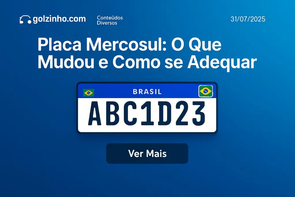 placa mercosul: o que mudou e como se adequar.