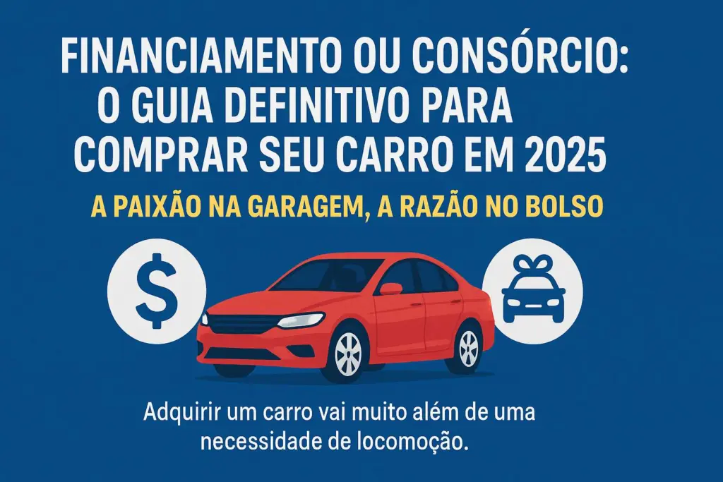 financiamento ou consorcio:  o guia definitivo para comprar carro em 2025