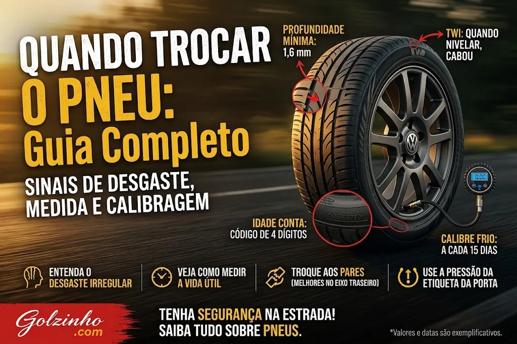 guia completo de pneu, quando trocar e etc
