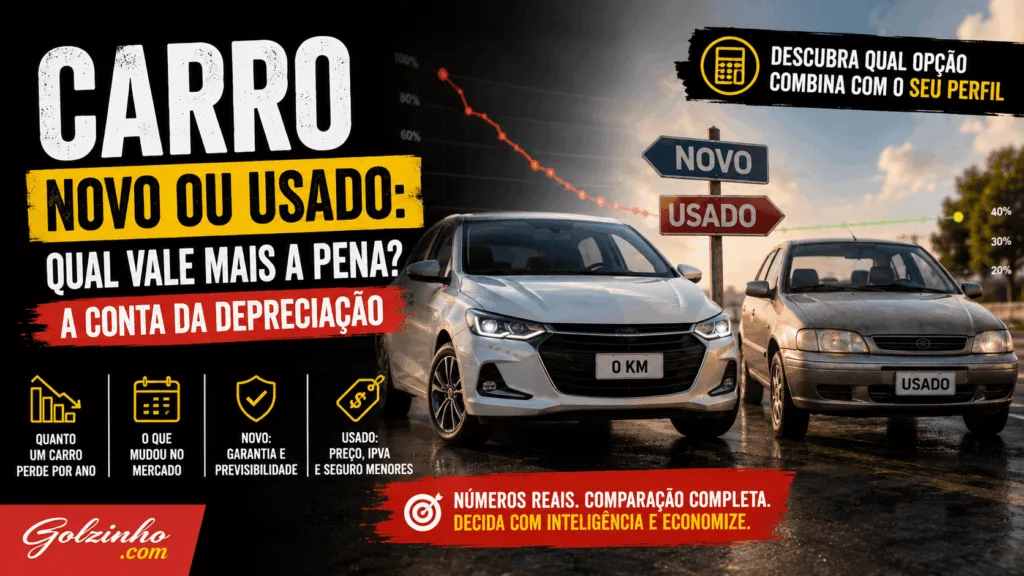 carro novo versus carro velho!