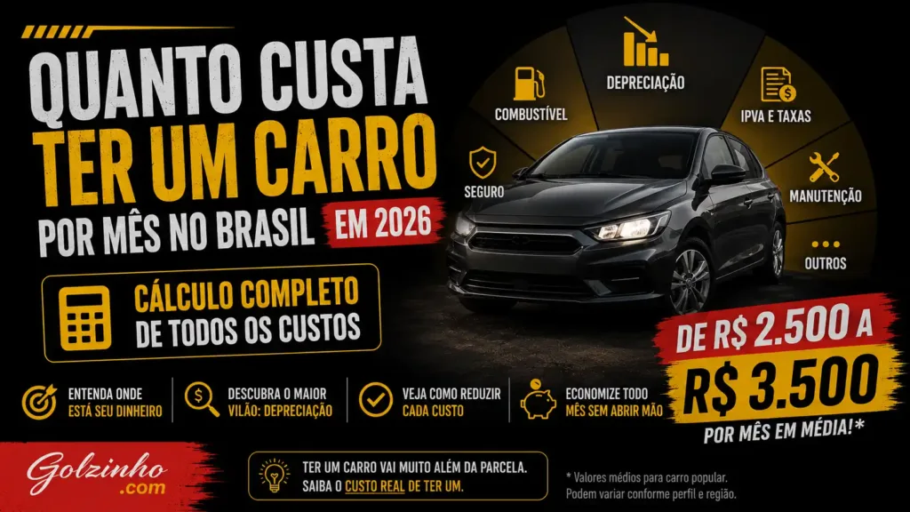 quanto custa manter um carro?