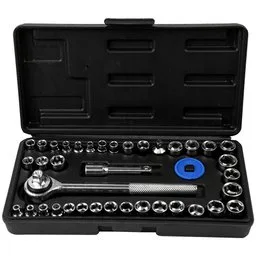 Jogo de soquetes com catraca 40 peças FortGPro FG8913